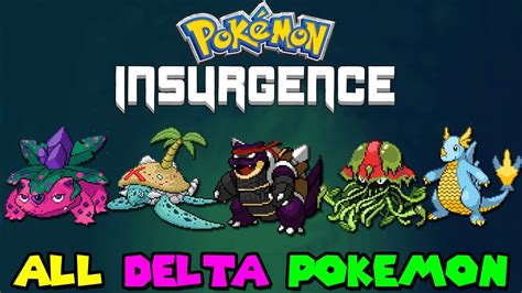 pokemon insurgence delta pokemon location.